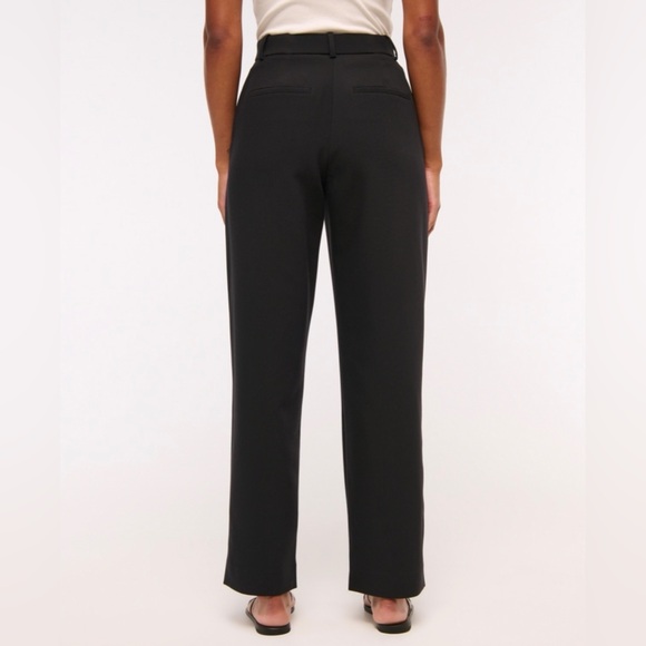 Curve Love A&F Quinn Tailored Straight Pant - Picture 3 of 12